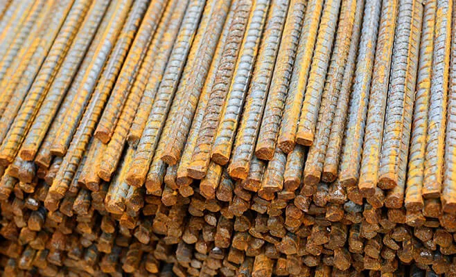 سندبلاست کردن میلگرد قبل از پوشش