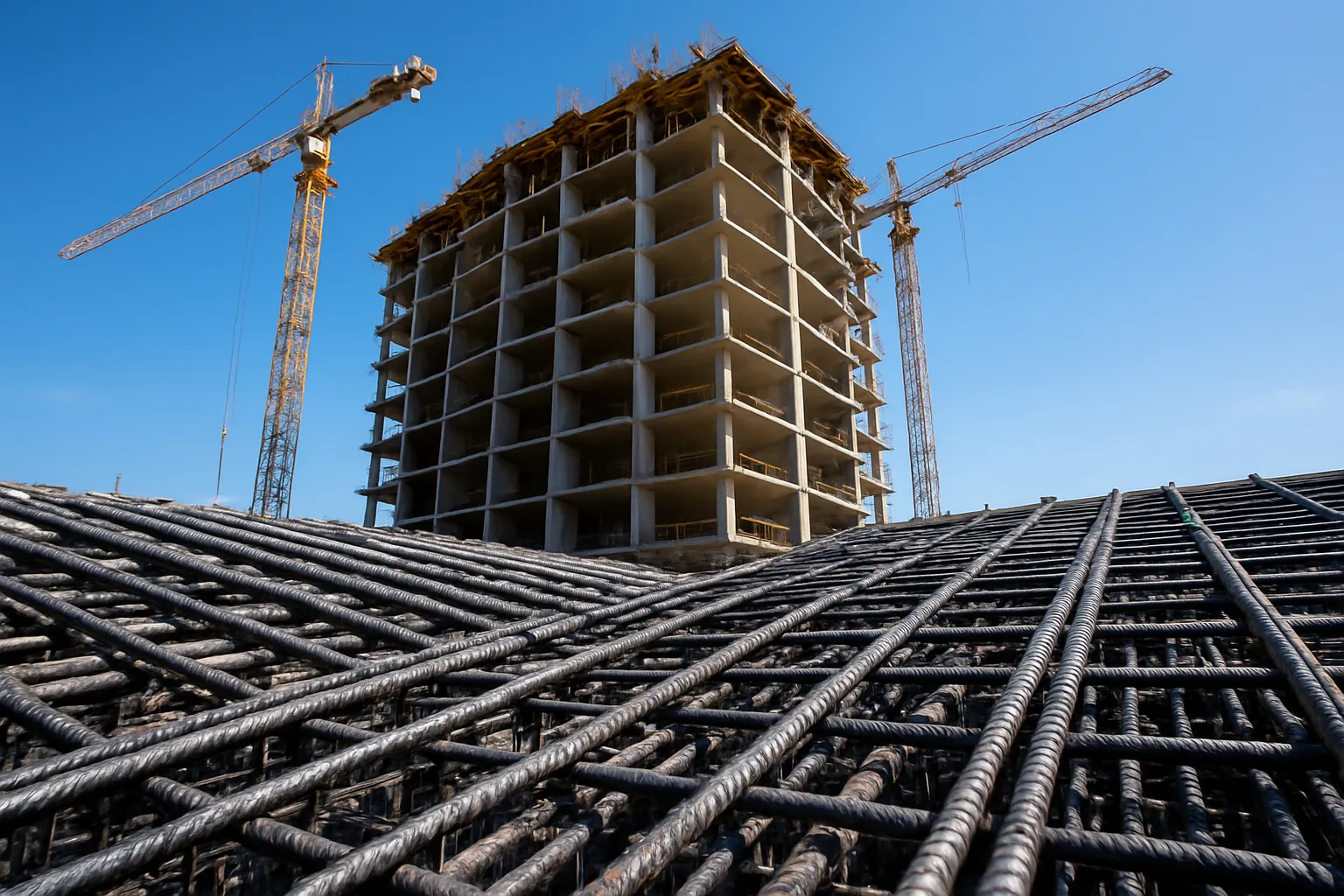 میلگردهای فولادی: بهترین انتخاب برای ساختمانهای بلند