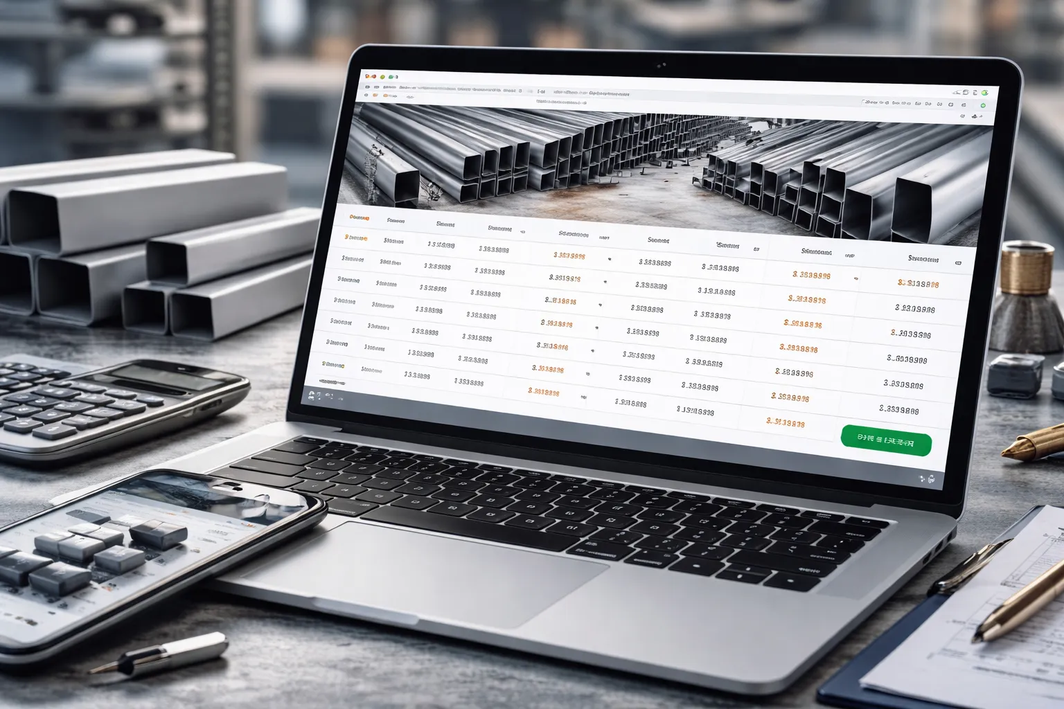 نحوه استعلام قیمت پروفیل به‌صورت آنلاین