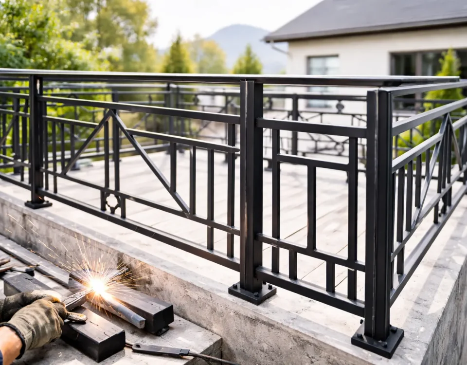 چگونه با پروفیل آهنی نرده‌های زیبا بسازیم؟