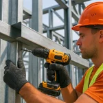 آموزش نصب پروفیل‌ها در سازه‌های فلزی با دقت بالا