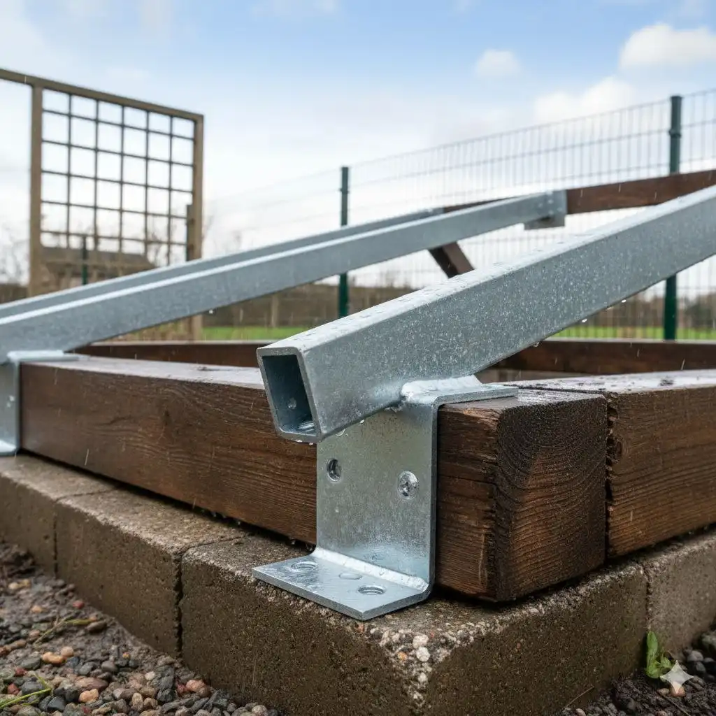 پوشش روی روی نبشی فولادی برای جلوگیری از زنگ‌زدگی