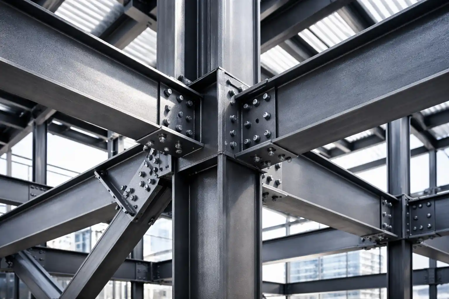 نمونههای موفق استفاده از نبشی در ساخت اسکلتهای فلزی