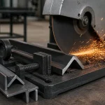 چگونه نبشی را بهدرستی برش بزنیم؟ راهنمای تخصصی برش دقیق، ایمن و کمپرت